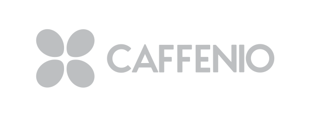 Logo Caffenio Complete Gray MktCompass v3 Logo Caffenio Complet Gris MktCompass v3